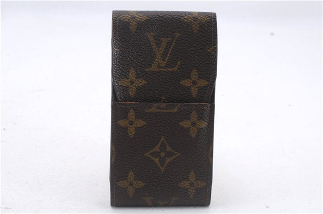 Authentic Louis Vuitton Monogram Etui Cigarette Case M63024 LV 7309D