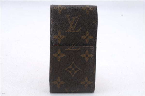 Authentic Louis Vuitton Monogram Etui Cigarette Case M63024 LV 7309D