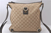 Auth GUCCI Abbey Shoulder Cross Body Bag GG Canvas Leather 131326 Beige 7311C