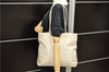 Authentic PRADA Nylon Shoulder Tote Bag Purse Ivory 7312C