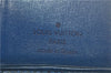 Auth Louis Vuitton Epi Key Case Card Case Coin Purse Black Blue 5Set LV 7313D