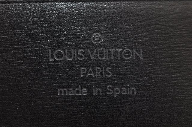 Auth Louis Vuitton Epi Key Case Card Case Coin Purse Black Blue 5Set LV 7313D