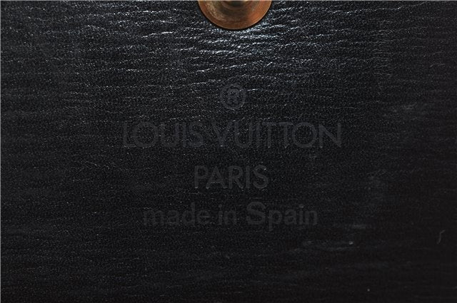 Auth Louis Vuitton Epi Key Case Card Case Coin Purse Black Blue 5Set LV 7313D