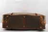 Authentic GUCCI Micro GG Web Sherry Line Trunk Case GG PVC Leather Brown 7315F