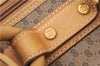 Authentic GUCCI Micro GG Web Sherry Line Trunk Case GG PVC Leather Brown 7315F