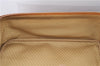 Authentic GUCCI Micro GG Web Sherry Line Trunk Case GG PVC Leather Brown 7315F