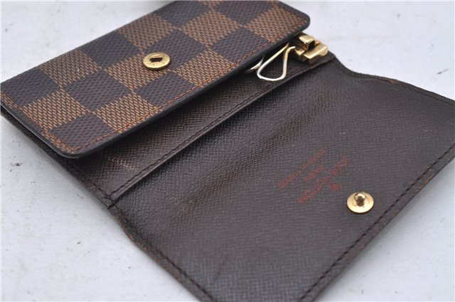 Authentic Louis Vuitton Damier Multicles 6 Key Case Holder N62630 LV 7316D