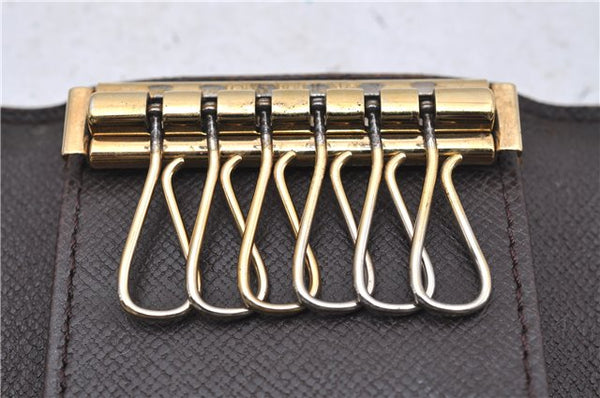Authentic Louis Vuitton Damier Multicles 6 Key Case Holder N62630 LV 7316D