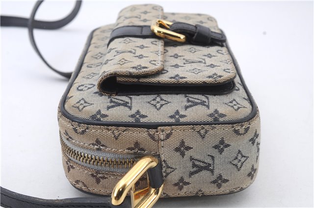 Auth LOUIS VUITTON Monogram Mini Juliet MM Shoulder Cross Bag M92217 Blue 7324C