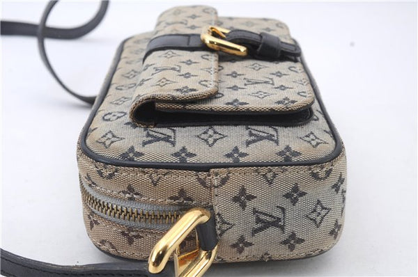 Auth LOUIS VUITTON Monogram Mini Juliet MM Shoulder Cross Bag M92217 Blue 7324C