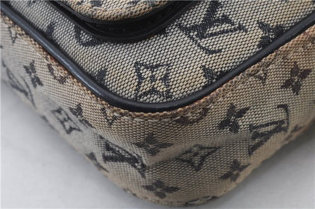 Auth LOUIS VUITTON Monogram Mini Juliet MM Shoulder Cross Bag M92217 Blue 7324C