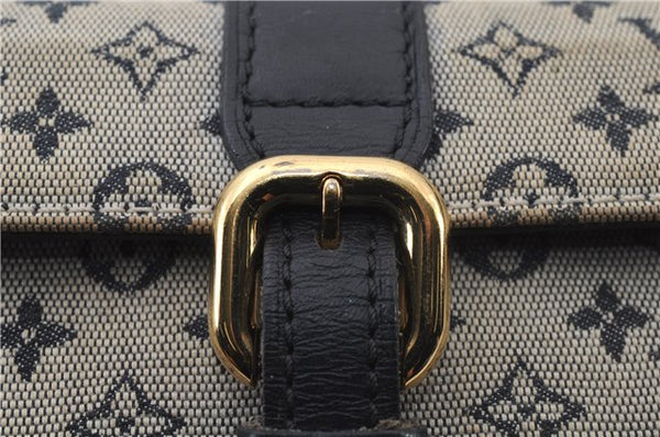 Auth LOUIS VUITTON Monogram Mini Juliet MM Shoulder Cross Bag M92217 Blue 7324C