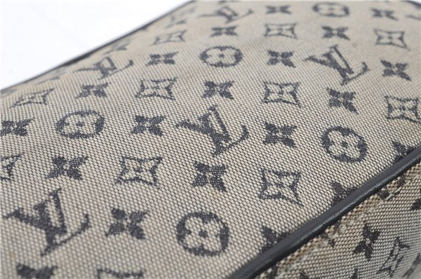 Auth LOUIS VUITTON Monogram Mini Juliet MM Shoulder Cross Bag M92217 Blue 7324C