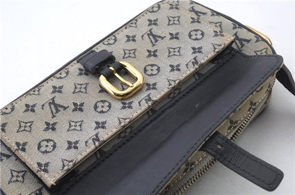 Auth LOUIS VUITTON Monogram Mini Juliet MM Shoulder Cross Bag M92217 Blue 7324C