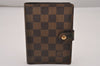 Authentic Louis Vuitton Damier Agenda PM Notebook Cover R20700 LV 7325I