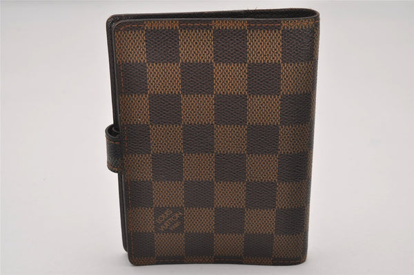 Authentic Louis Vuitton Damier Agenda PM Notebook Cover R20700 LV 7325I