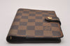 Authentic Louis Vuitton Damier Agenda PM Notebook Cover R20700 LV 7325I