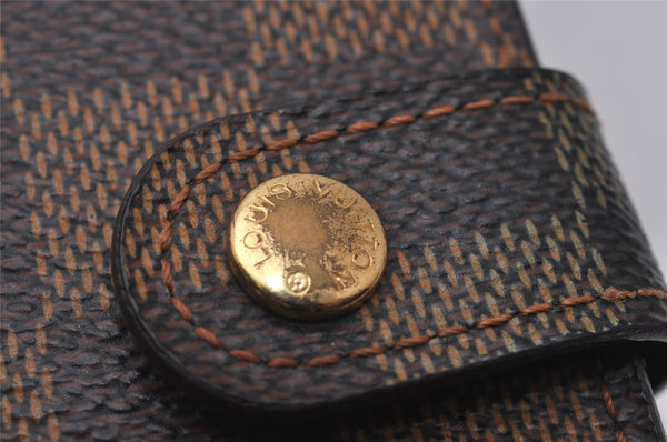 Authentic Louis Vuitton Damier Agenda PM Notebook Cover R20700 LV 7325I