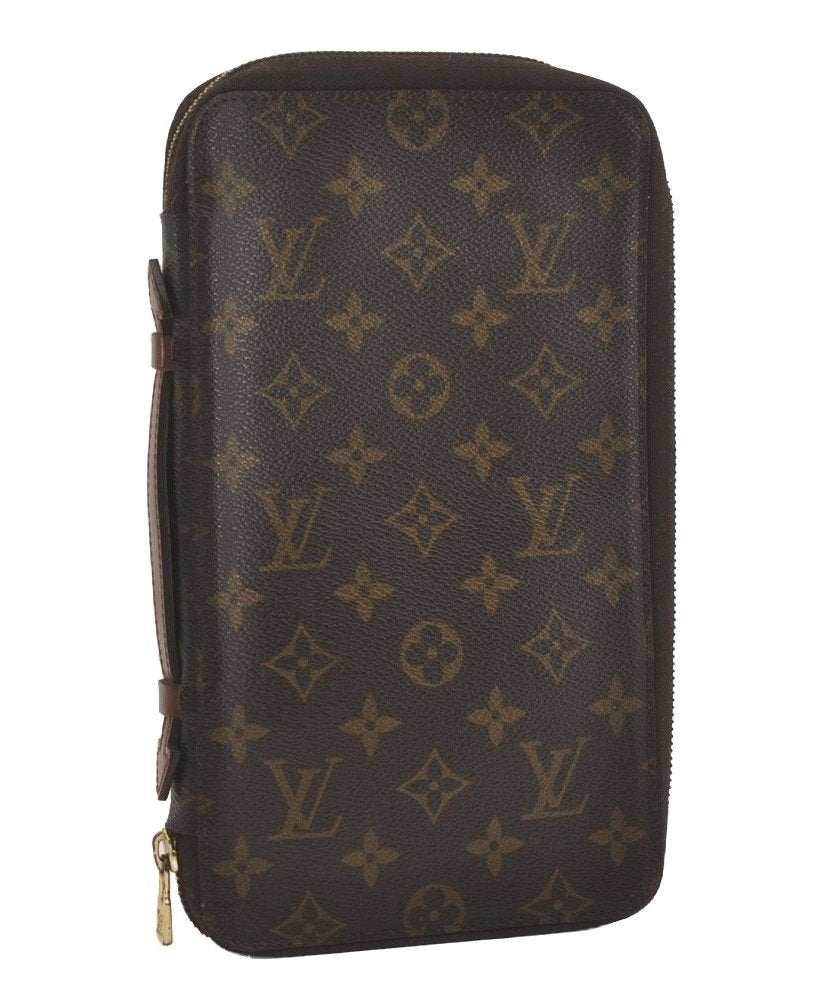 Authentic Louis Vuitton Monogram Poche Escapade Travel Case M60113 LV 7326I