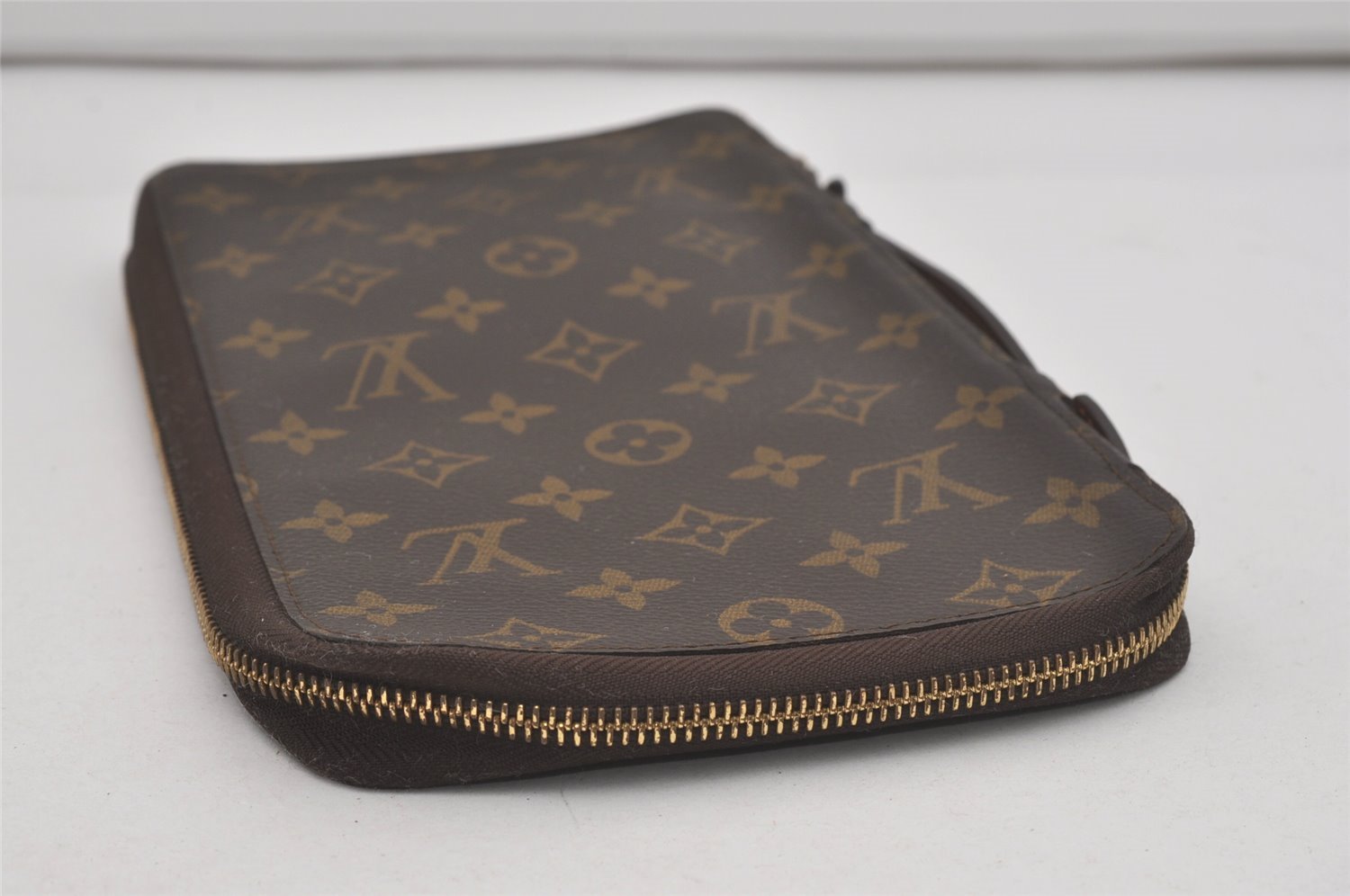 Authentic Louis Vuitton Monogram Poche Escapade Travel Case M60113 LV 7326I