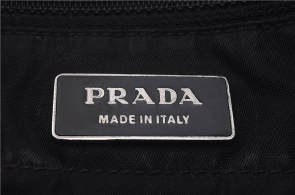 Authentic PRADA Nylon Leather Shoulder Tote Bag Purse Black 7327C