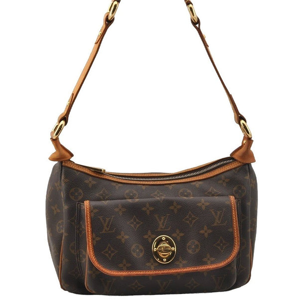 Authentic Louis Vuitton Monogram Tikal GM Shoulder Bag M40077 LV 7327I