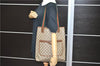 Authentic GUCCI Web Sherry Line Shoulder Tote Bag PVC Leather Brown 7331C