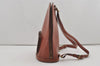 Authentic Louis Vuitton Epi Gobelin Backpack Brown M52293 LV 7331I
