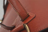 Authentic Louis Vuitton Epi Gobelin Backpack Brown M52293 LV 7331I
