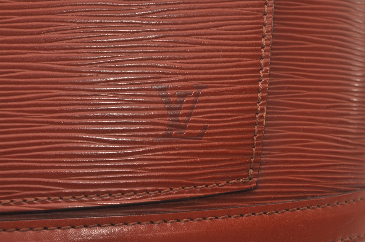Authentic Louis Vuitton Epi Gobelin Backpack Brown M52293 LV 7331I