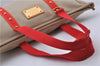 Authentic LOUIS VUITTON Antigua Cabas GM Tote Bag Ivory Red M40032 LV 7333C