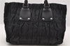 Authentic PRADA Nylon Leather 2Way Shoulder Hand Bag Purse Black 7334C