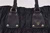 Authentic PRADA Nylon Leather 2Way Shoulder Hand Bag Purse Black 7334C