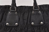 Authentic PRADA Nylon Leather 2Way Shoulder Hand Bag Purse Black 7334C