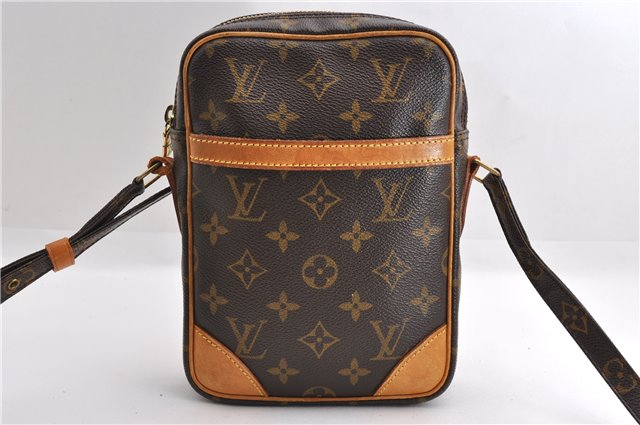 Authentic Louis Vuitton Monogram Danube Shoulder Cross Body Bag M45266 LV 7340E