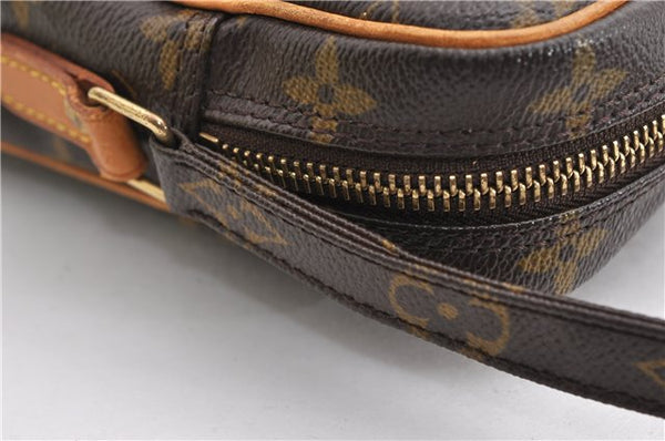 Authentic Louis Vuitton Monogram Danube Shoulder Cross Body Bag M45266 LV 7340E