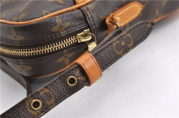 Authentic Louis Vuitton Monogram Danube Shoulder Cross Body Bag M45266 LV 7340E