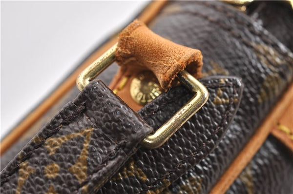 Authentic Louis Vuitton Monogram Danube Shoulder Cross Body Bag M45266 LV 7340E