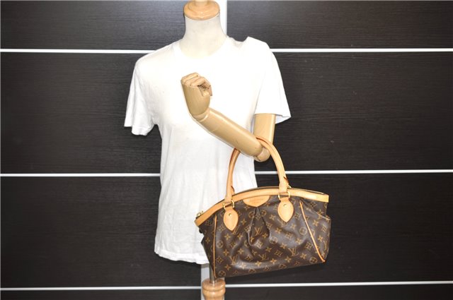 Authentic Louis Vuitton Monogram Tivoli PM Hand Tote Bag M40143 LV 7345E