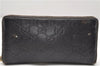 Authentic GUCCI Guccissima Leather Long Wallet Purse Dark Brown 7351D