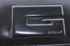Authentic GUCCI Vintage 6 Hooks Key Case Holder Leather Black Box 7351F