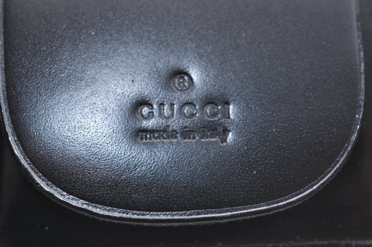 Authentic GUCCI Vintage 6 Hooks Key Case Holder Leather Black Box 7351F