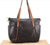 Authentic Louis Vuitton Monogram Totally MM Shoulder Tote Bag M41015 LV 7352E