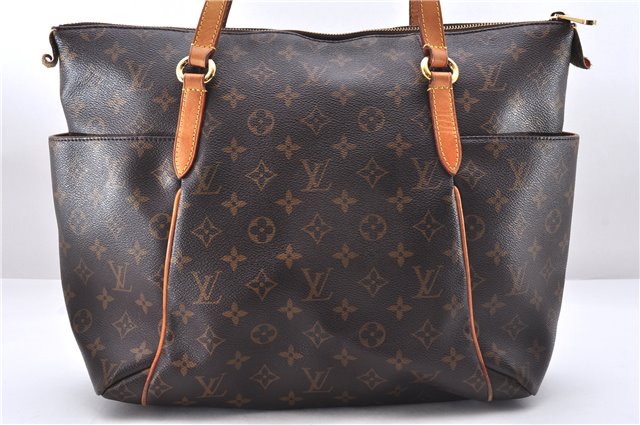 Authentic Louis Vuitton Monogram Totally MM Shoulder Tote Bag M41015 LV 7352E