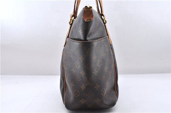 Authentic Louis Vuitton Monogram Totally MM Shoulder Tote Bag M41015 LV 7352E