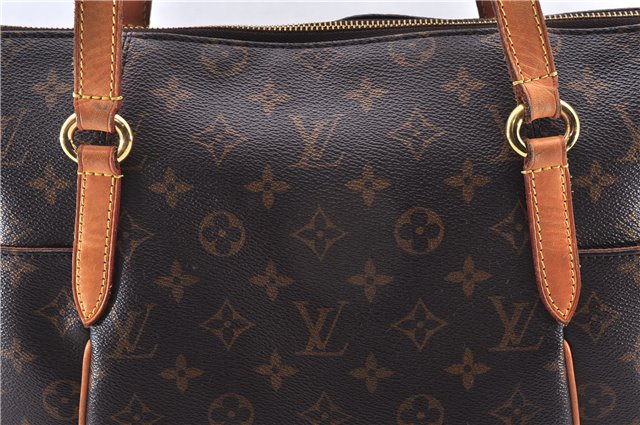 Authentic Louis Vuitton Monogram Totally MM Shoulder Tote Bag M41015 LV 7352E