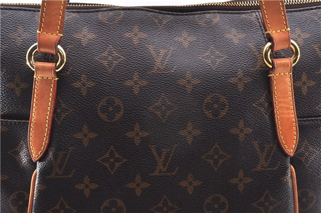 Authentic Louis Vuitton Monogram Totally MM Shoulder Tote Bag M41015 LV 7352E