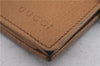 Authentic GUCCI Bifold Card Wallet Purse Leather 363420 Brown 7353D