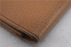 Authentic GUCCI Bifold Card Wallet Purse Leather 363420 Brown 7353D