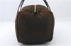 Authentic PRADA Nylon Leather Hand Boston Bag Khaki Green 7354C